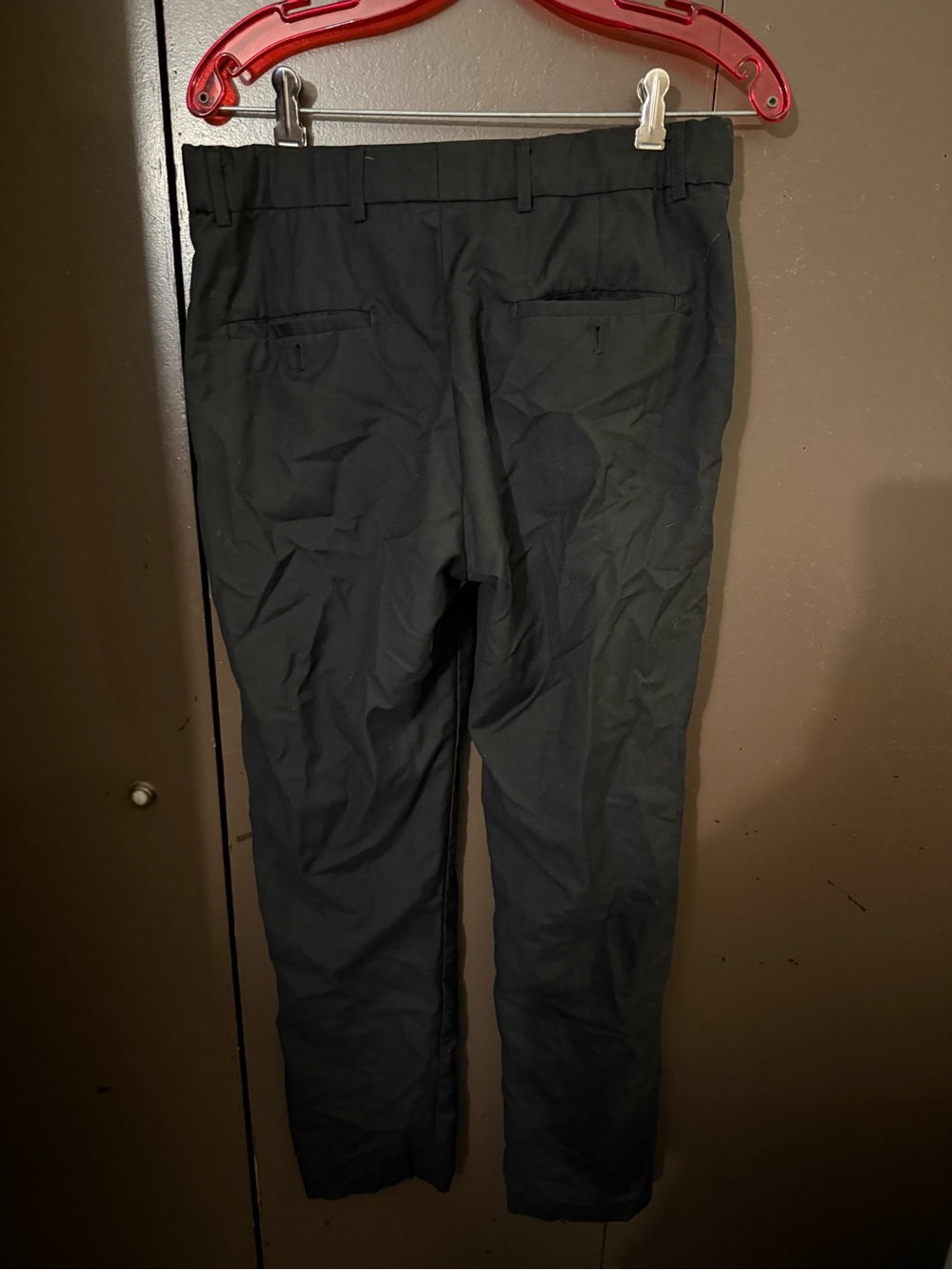 Men's Black Chino Pants - Classic Straight Fit